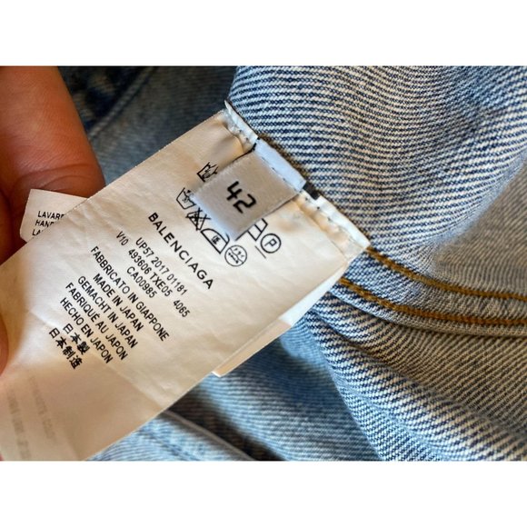 (Sold) Balenciaga Cut Waistband Jacket US 10/FR42 - Picture 15 of 16